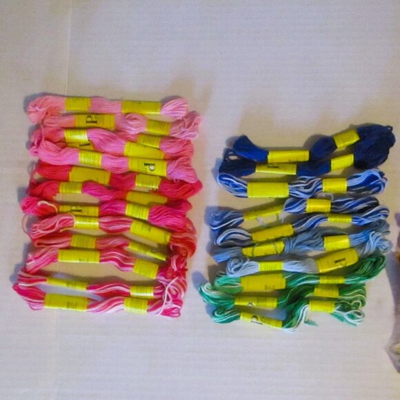 Assorted Color Embroidery Floss Prism Thread Lot For Crafts & Sewing Total Of 9 - Picture 3 of 6